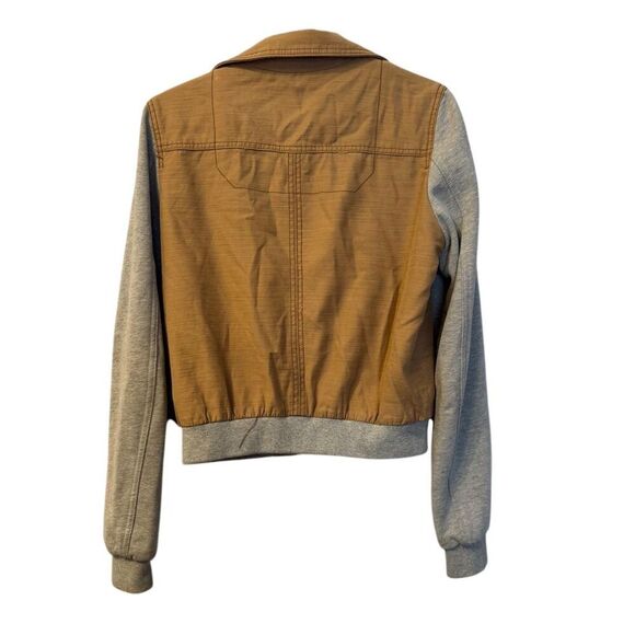 Anthropologie Hei Hei Women's Bomber Work Jacket Multicolor Size S Casual - Picture 2 of 7